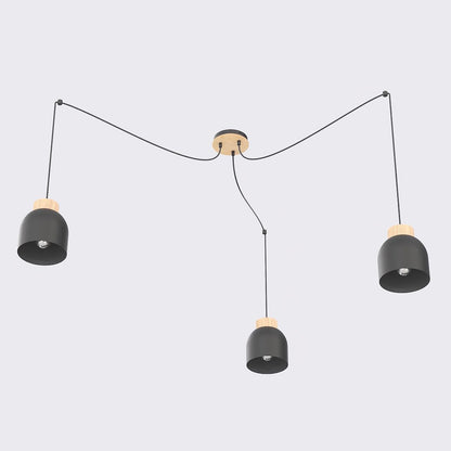 KRU 3 pendant lamp black
