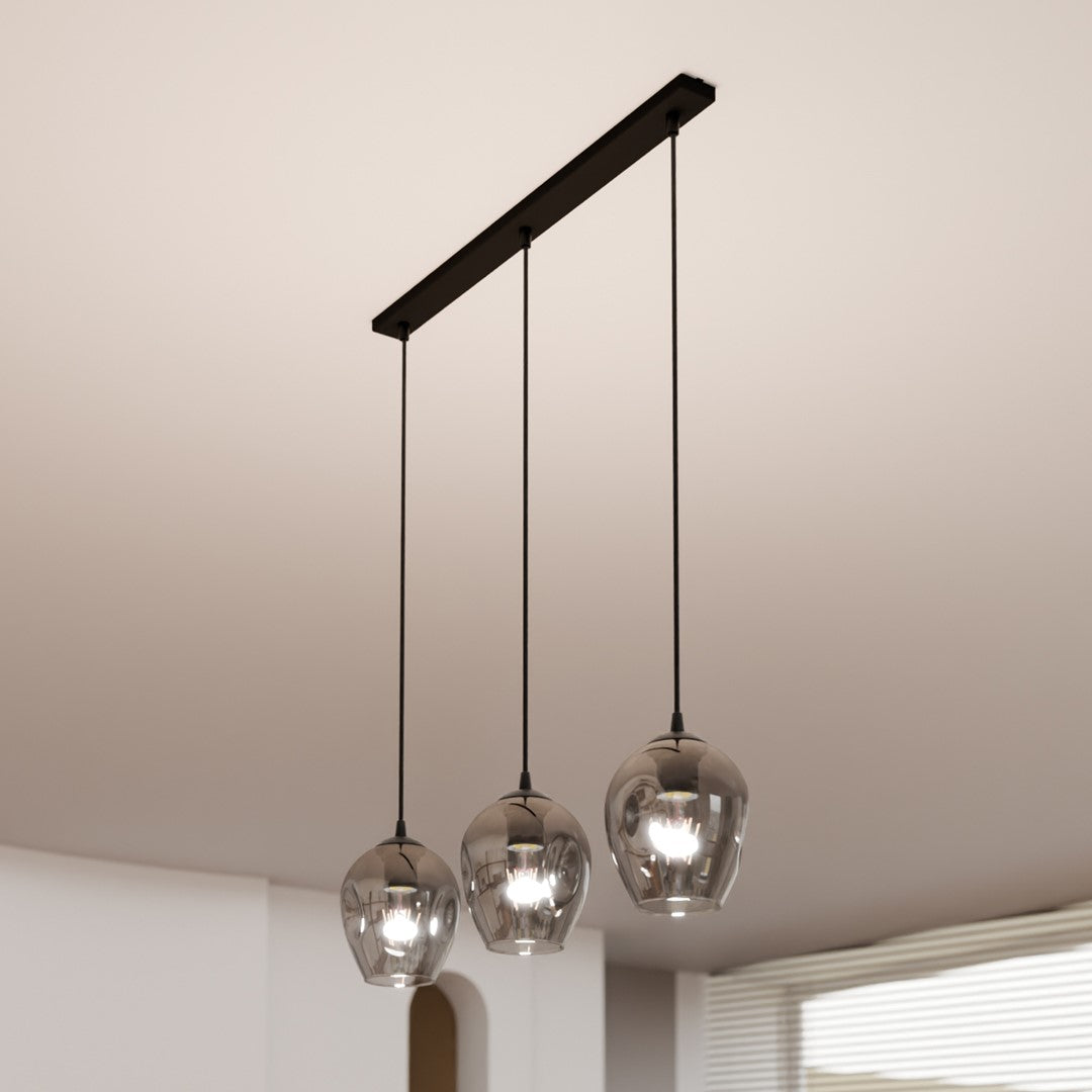 Istar 3 pendant light black/graphite