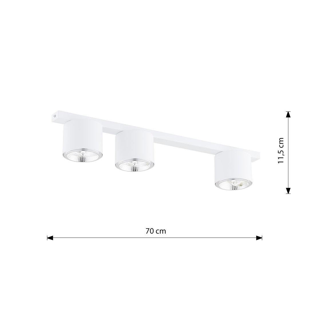 Nano 3 ceiling lamp white