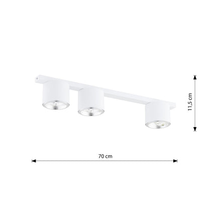 Nano 3 ceiling lamp white