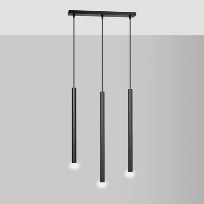 Selter 3 pendant light black