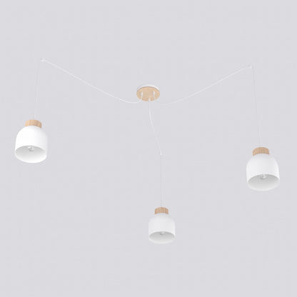 KRU 3 pendant lamp white