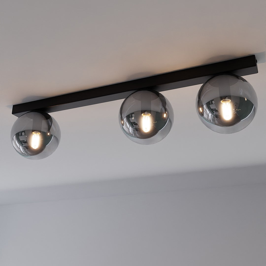 Fit 3 ceiling lamp black/graphite