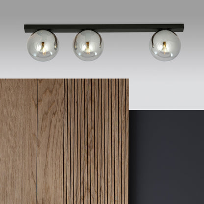 Fit 3 ceiling lamp black/graphite