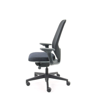 Workliving Nora Mesh Black Regain - Office Chair Ergonomic Design NEN1335