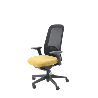 Workliving Nora Mesh Yellow Regain - Ergonomically Designed Office Chair NEN1335