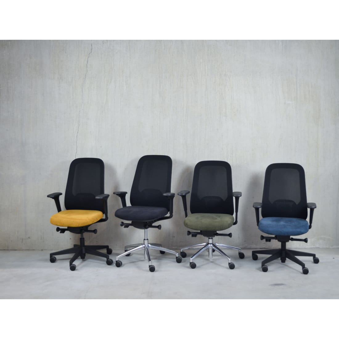 Workliving Nora Mesh Yellow Regain - Ergonomically Designed Office Chair NEN1335