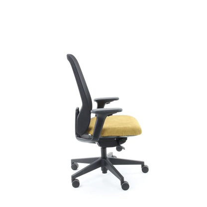 Workliving Nora Mesh Yellow Regain - Ergonomically Designed Office Chair NEN1335