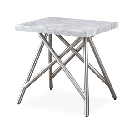 Coral Side Table in Marble