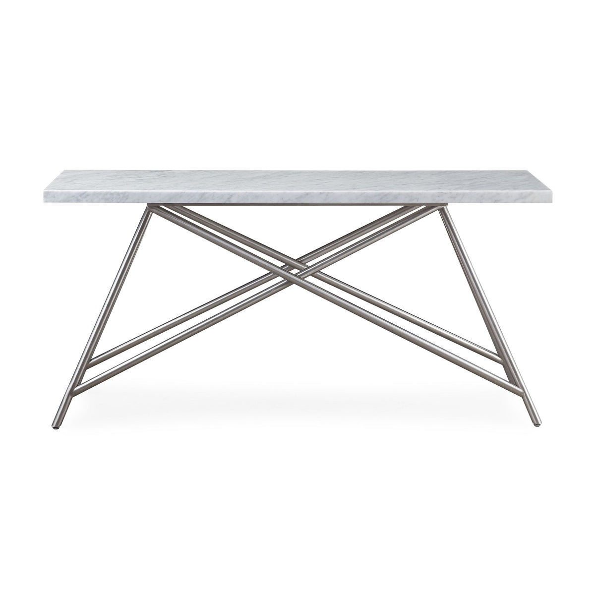 Coral Console Table in Marble