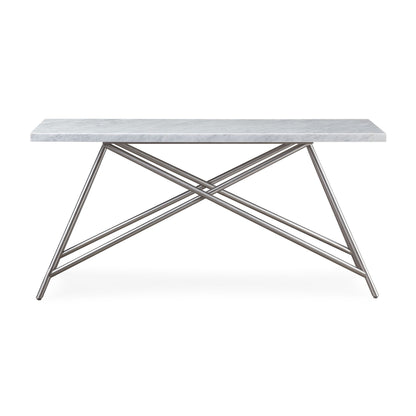 Coral Console Table in Marble