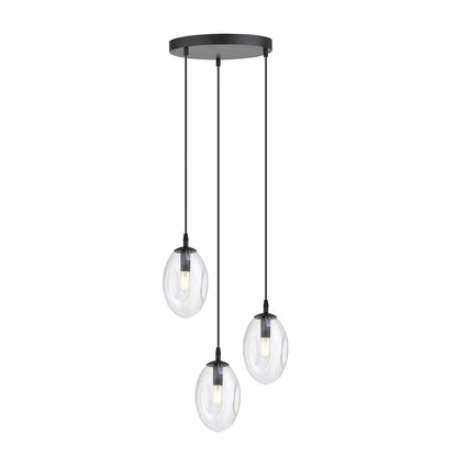 Astral 3 premium pendant light clear