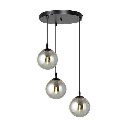 Cosmo 3 premium pendant light graphite