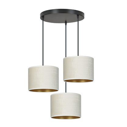 Hilde 3 premium pendant light white