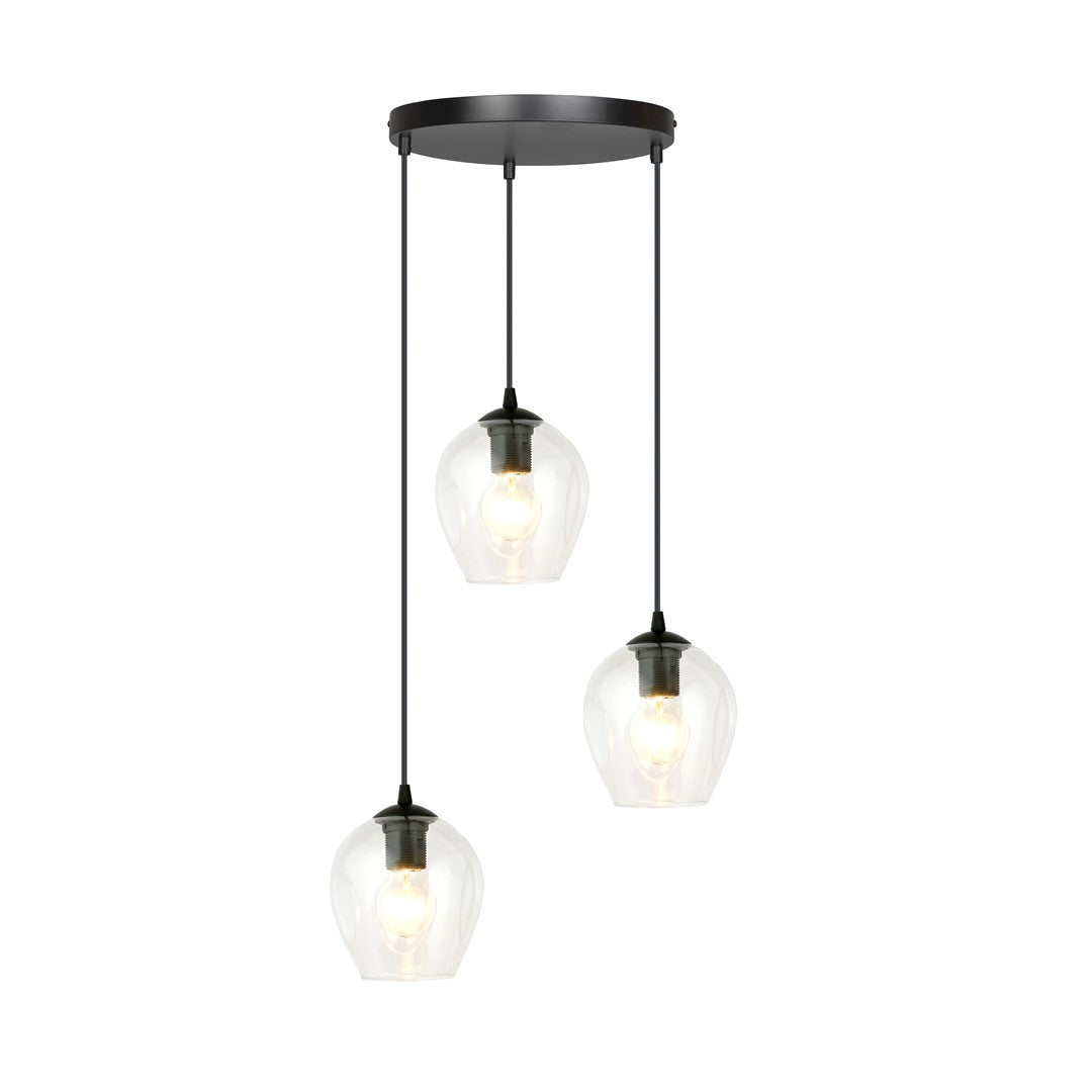 Istar 3 premium pendant light black/clear