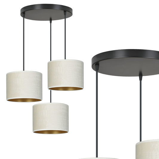 Hilde 3 premium pendant light white