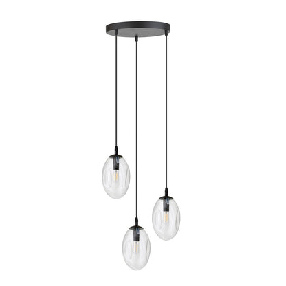 Astral 3 premium pendant light clear