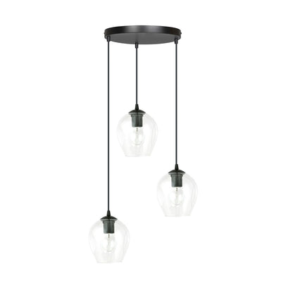 Istar 3 premium pendant light black/clear