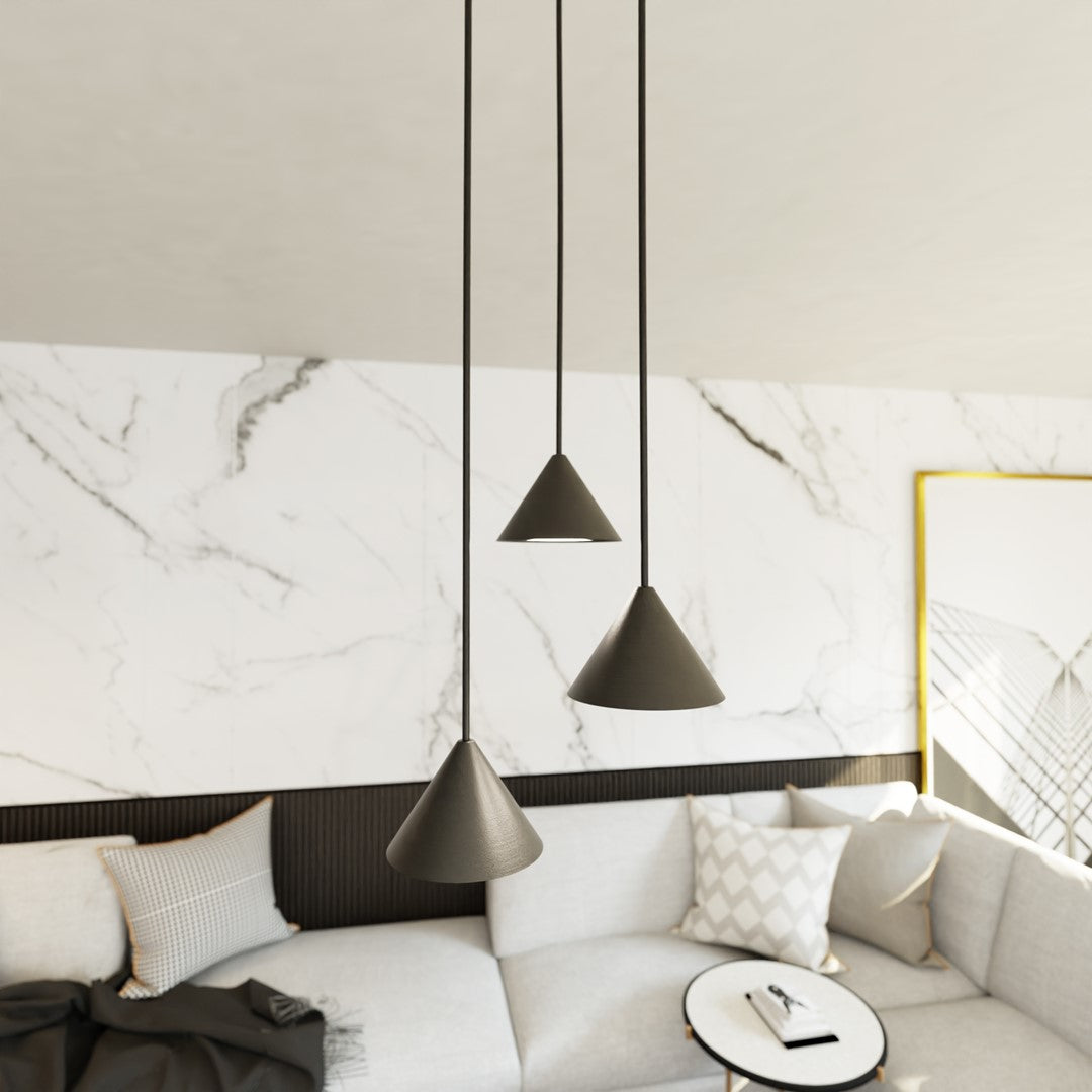 Elit 3 premium pendant light black