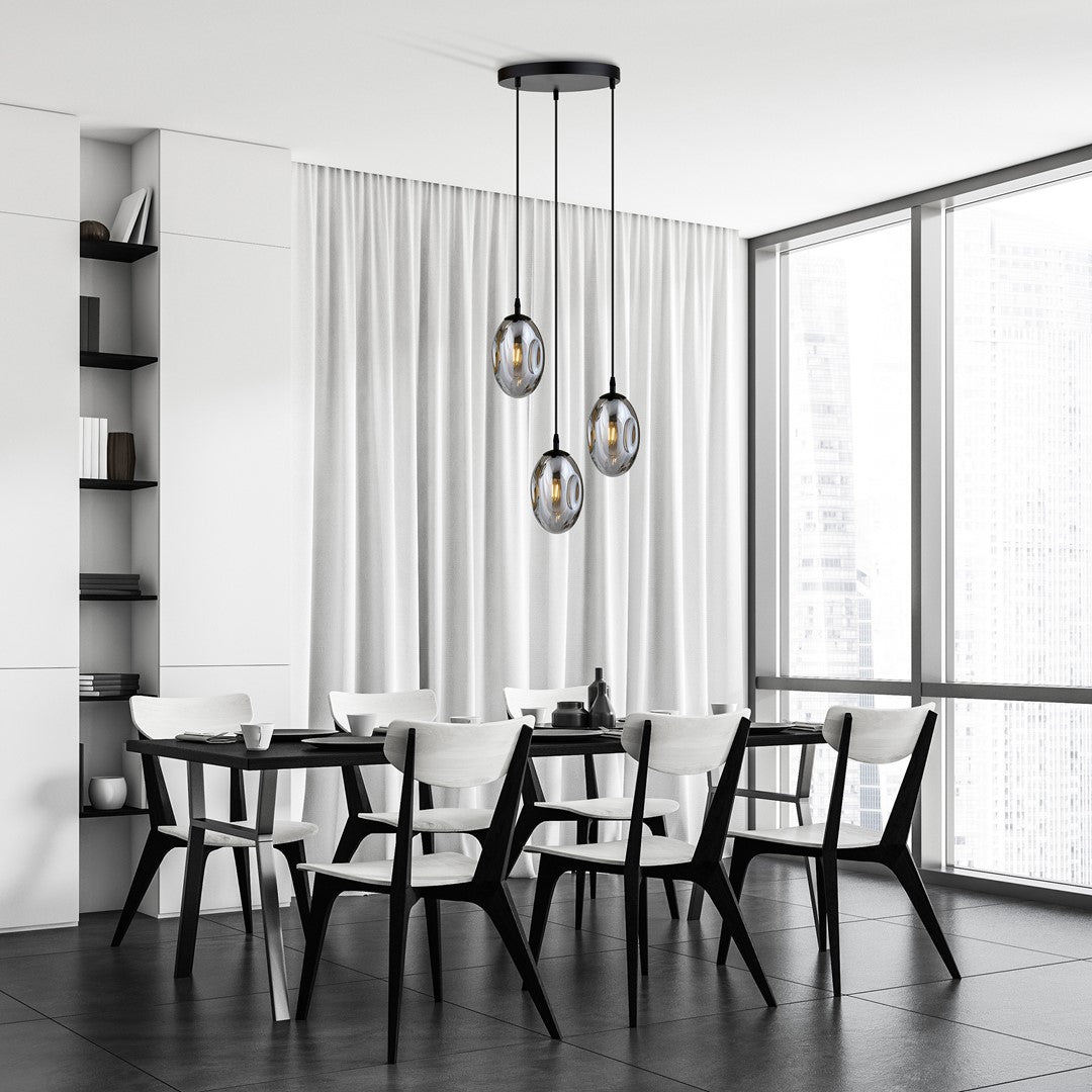 Astral 3 premium pendant light graphite