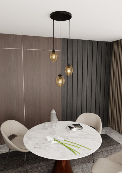 Istar 3 premium pendant light black/amber
