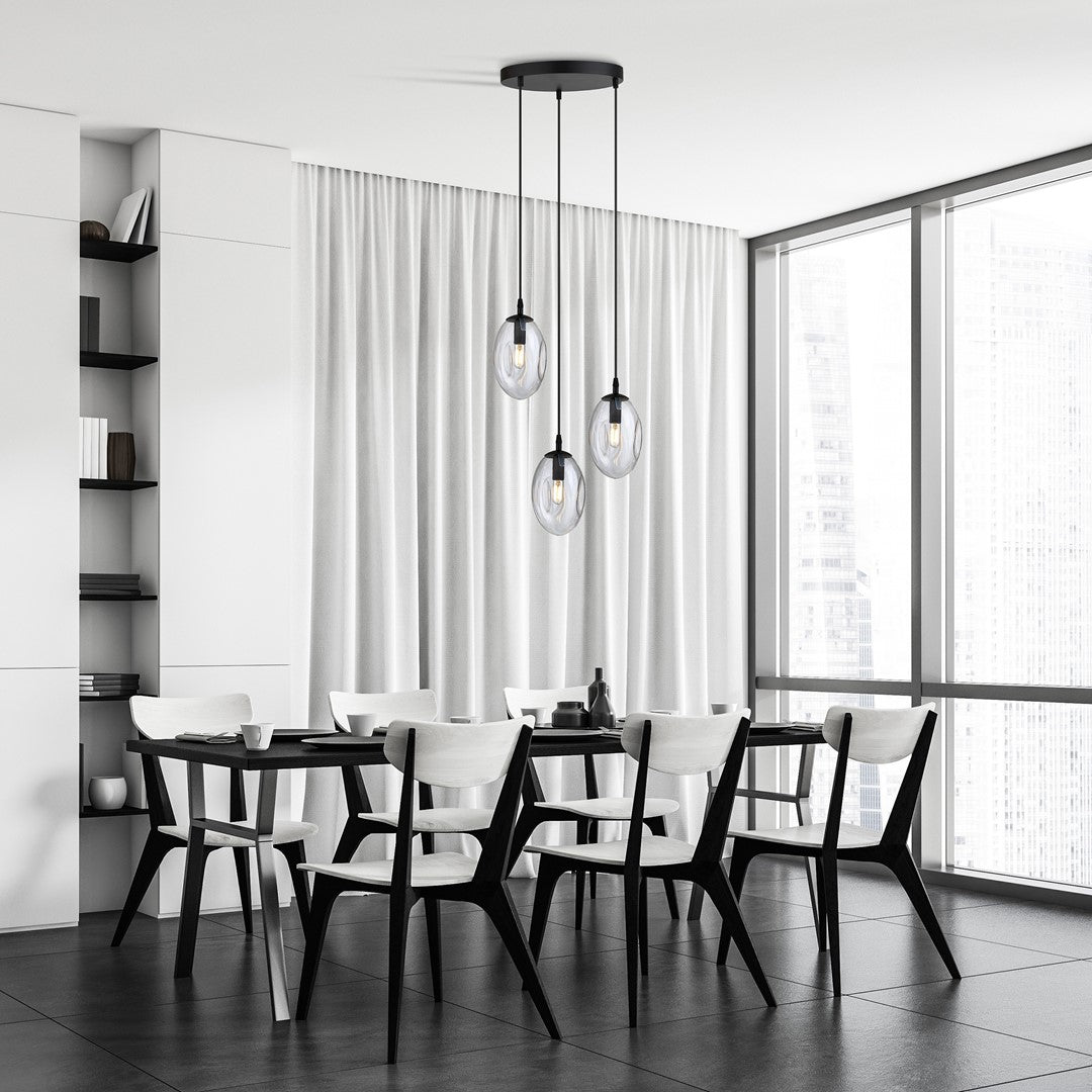 Astral 3 premium pendant light clear