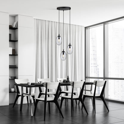 Astral 3 premium pendant light clear