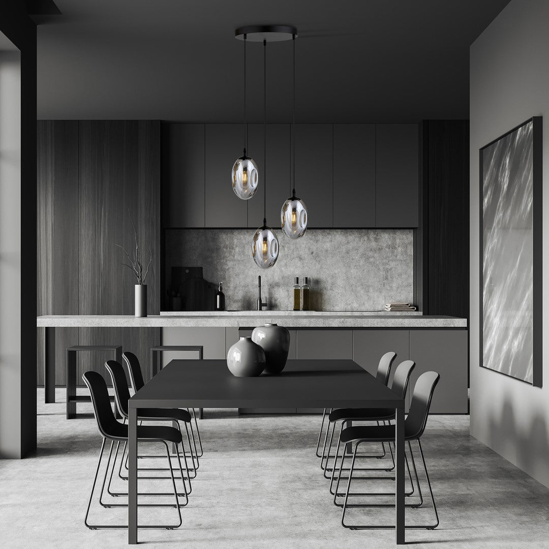 Astral 3 premium pendant light graphite