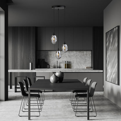 Astral 3 premium pendant light graphite