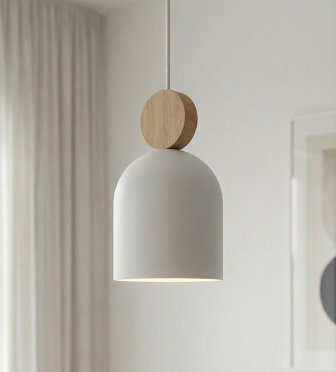 Mesi 3 premium pendant light white