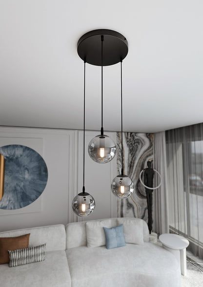 Cosmo 3 premium pendant light graphite