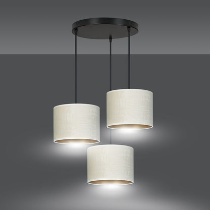 Hilde 3 premium pendant light white