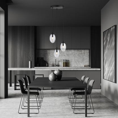 Astral 3 premium pendant light clear