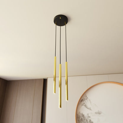 Selter 3 premium pendant light gold