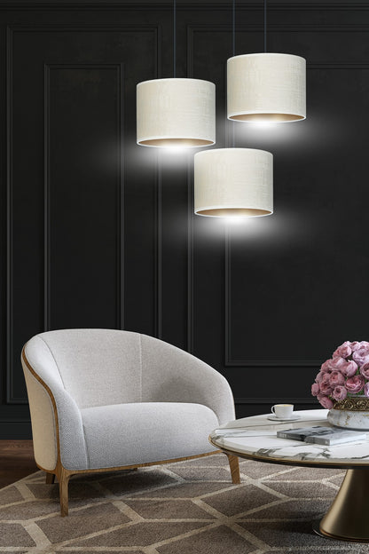 Hilde 3 premium pendant light white