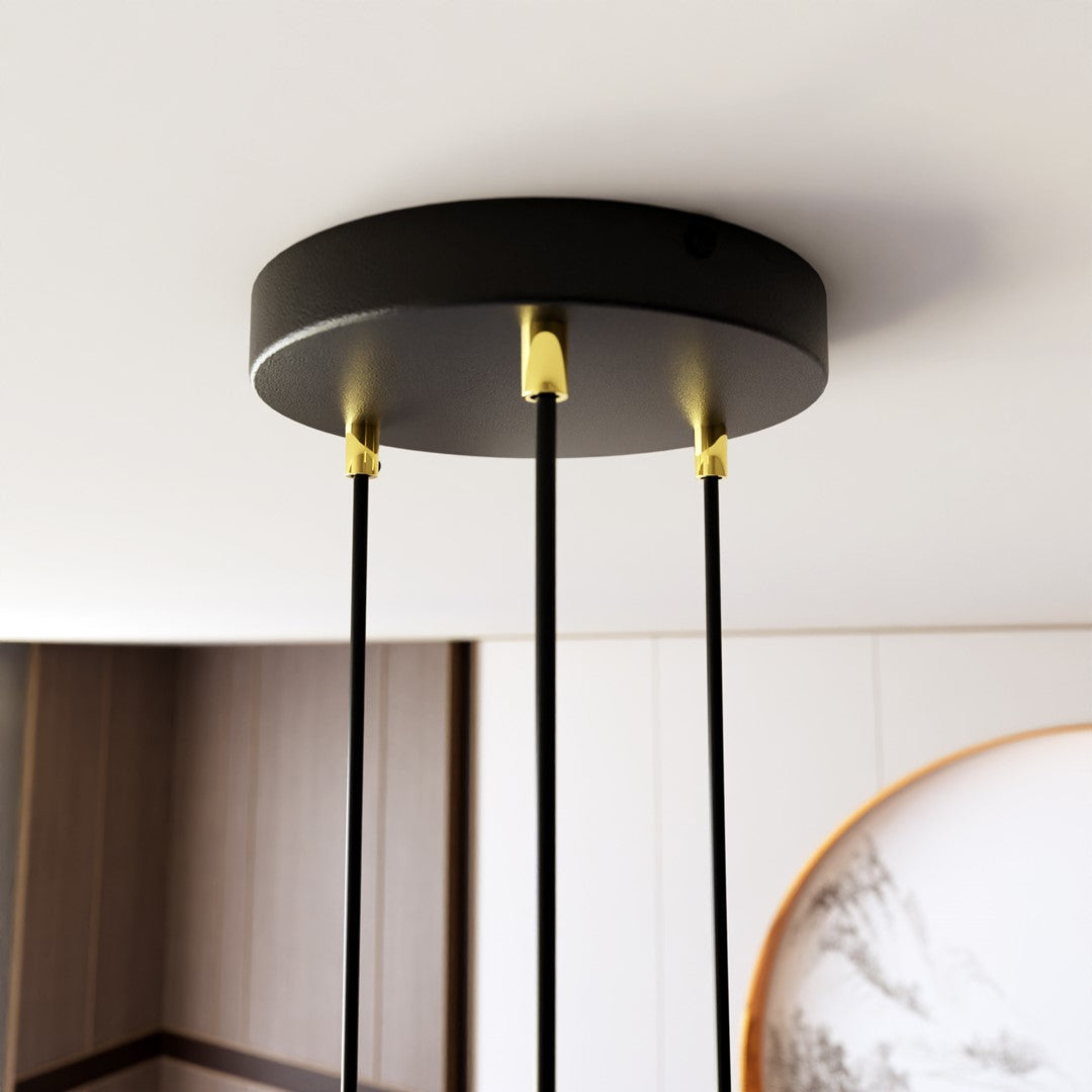 Selter 3 premium pendant light gold