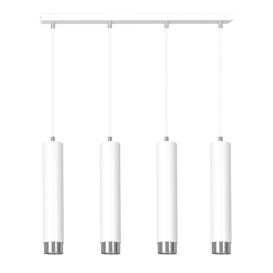 Kibo 4 pendant light white/chrome