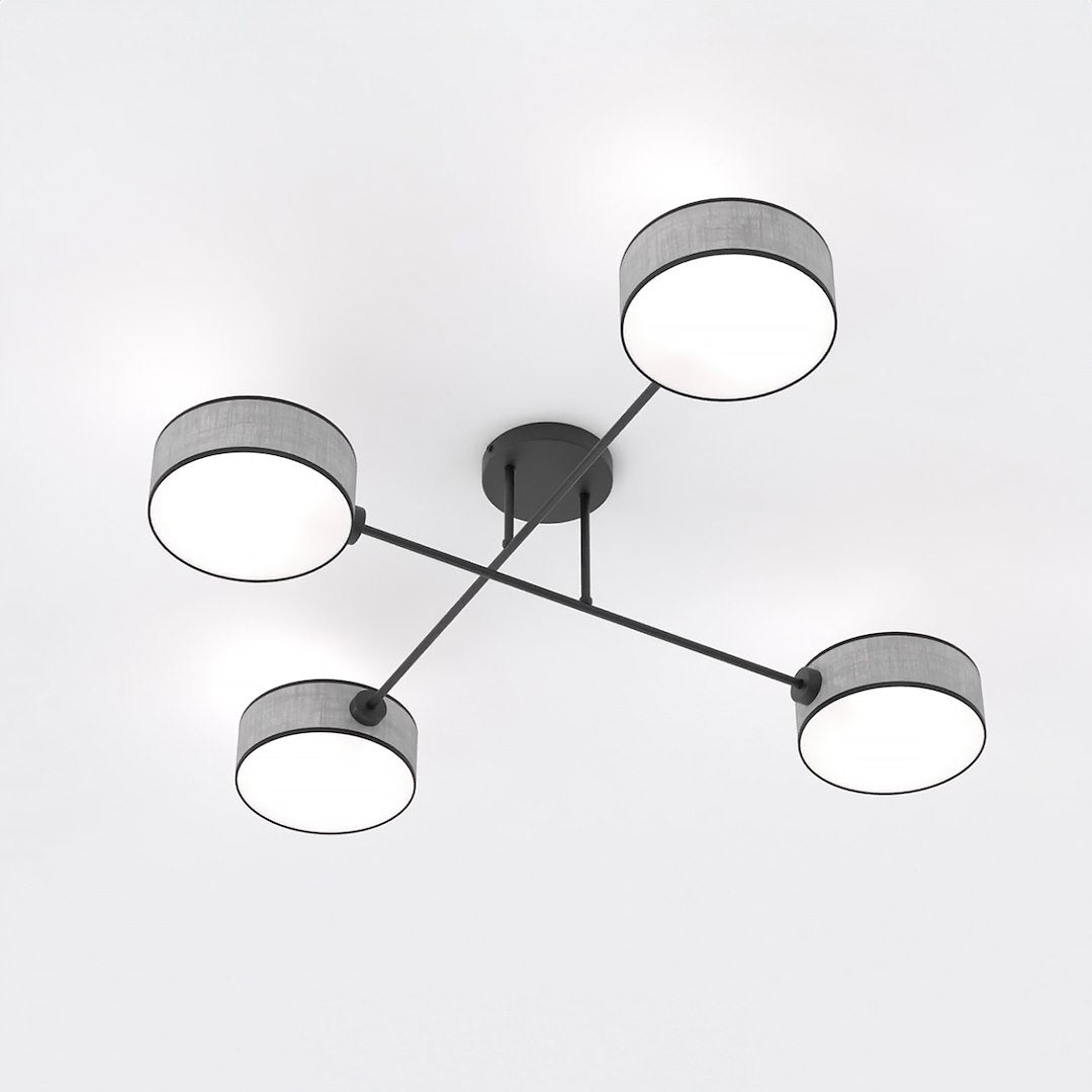 Maga 4 ceiling lamp grey