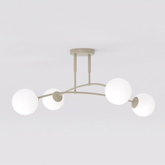 Nails 4 ceiling lamp mocha/opal