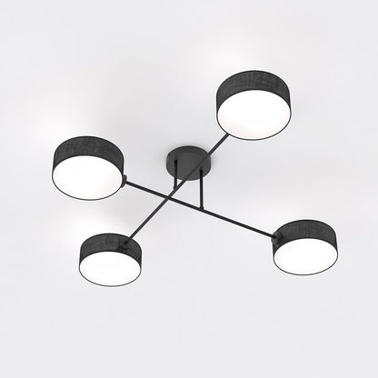 Maga 4 ceiling lamp black
