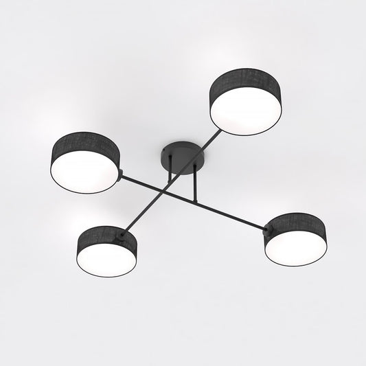Maga 4 ceiling lamp black