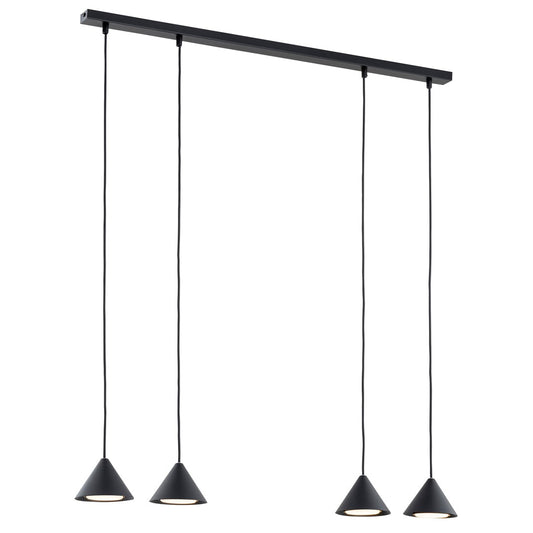 Elit 4 pendant light black