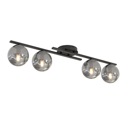 Kairo 4 ceiling lamp black/graphite