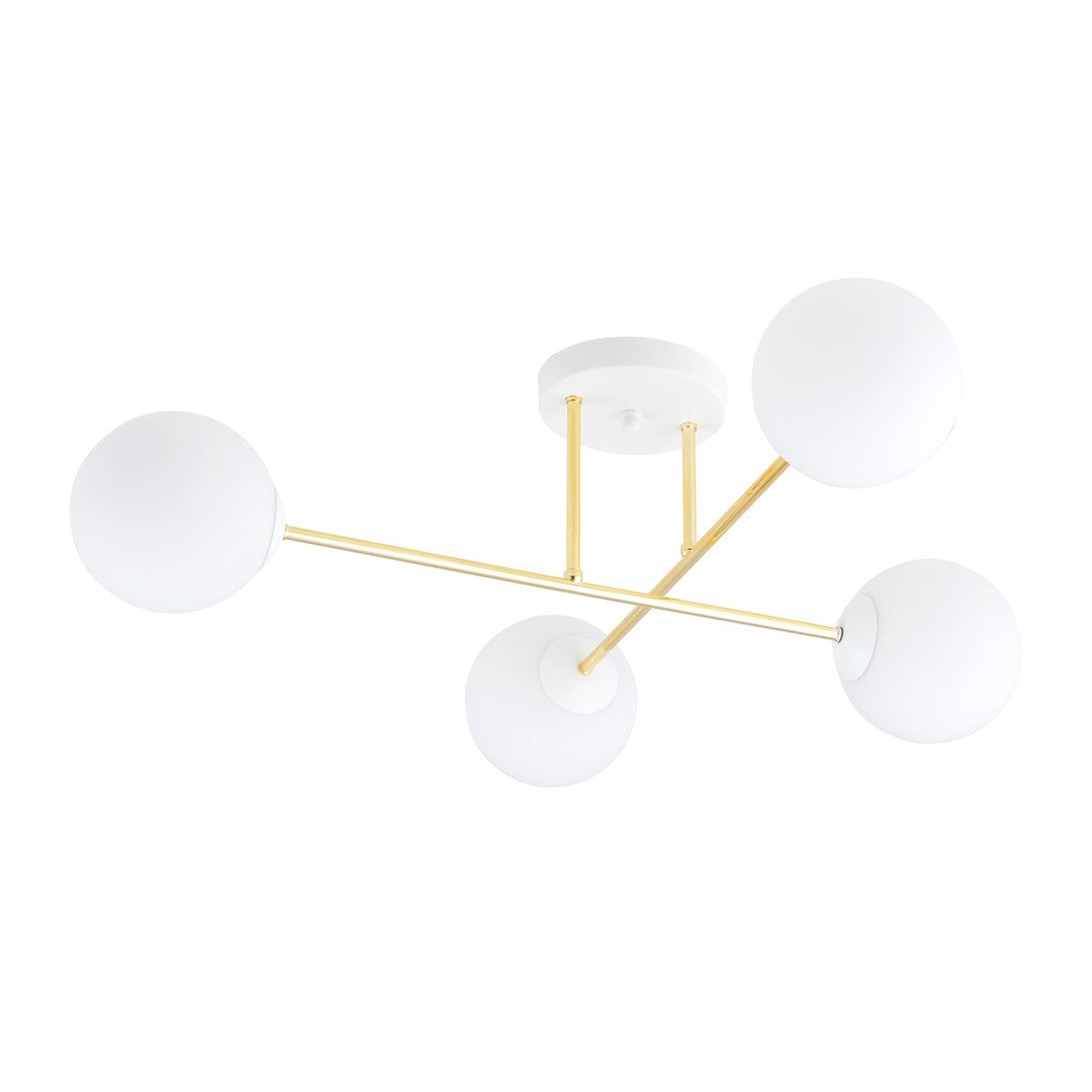 Magnum 4 ceiling lamp white/opal