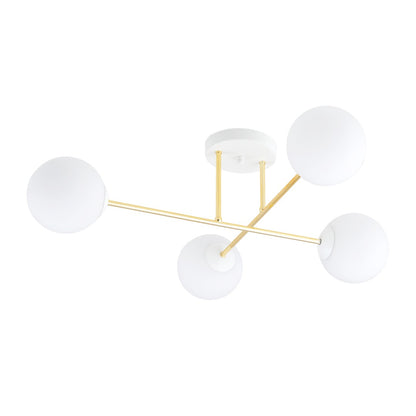 Magnum 4 ceiling lamp white/opal
