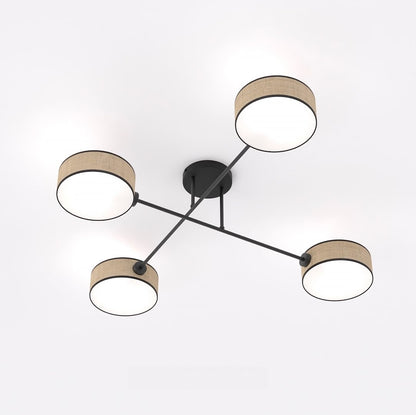 Maga 4 ceiling lamp rattan