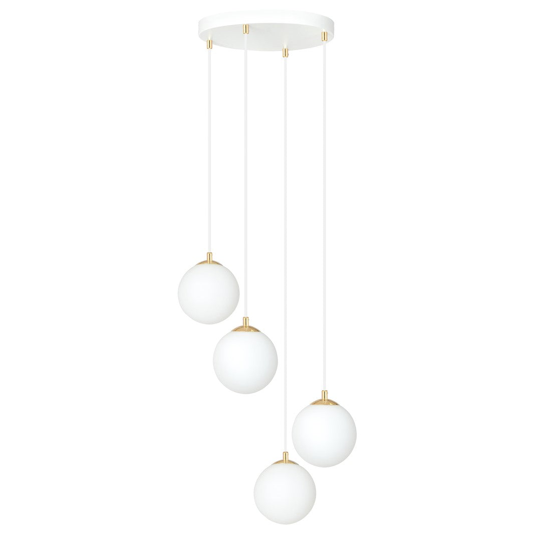 Royal 4 pendant light white