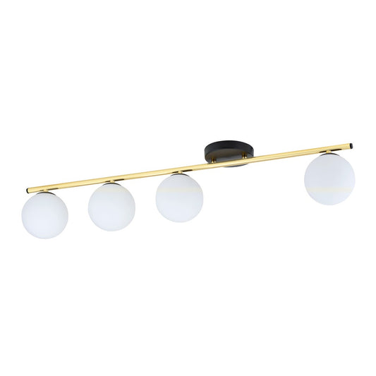 Monza 4 ceiling lamp black/opal