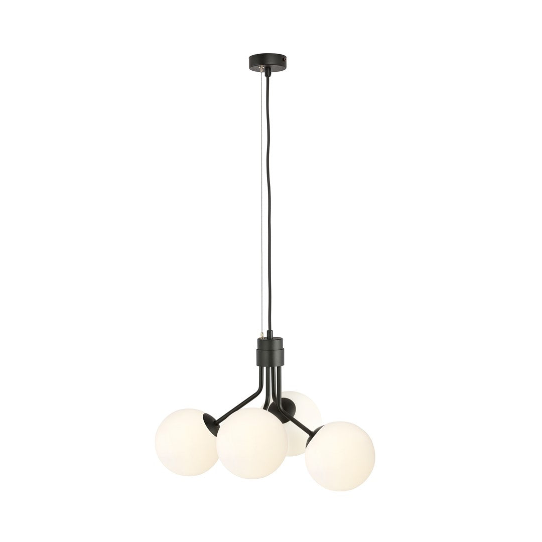 Nova 4 pendant light black/opal