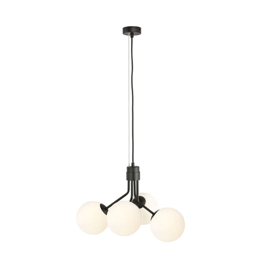 Nova 4 pendant light black/opal